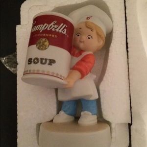Vintage Campbell’s Soup Kids Porcelain Figurine Collectible